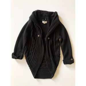 Black Sweater Cardigan